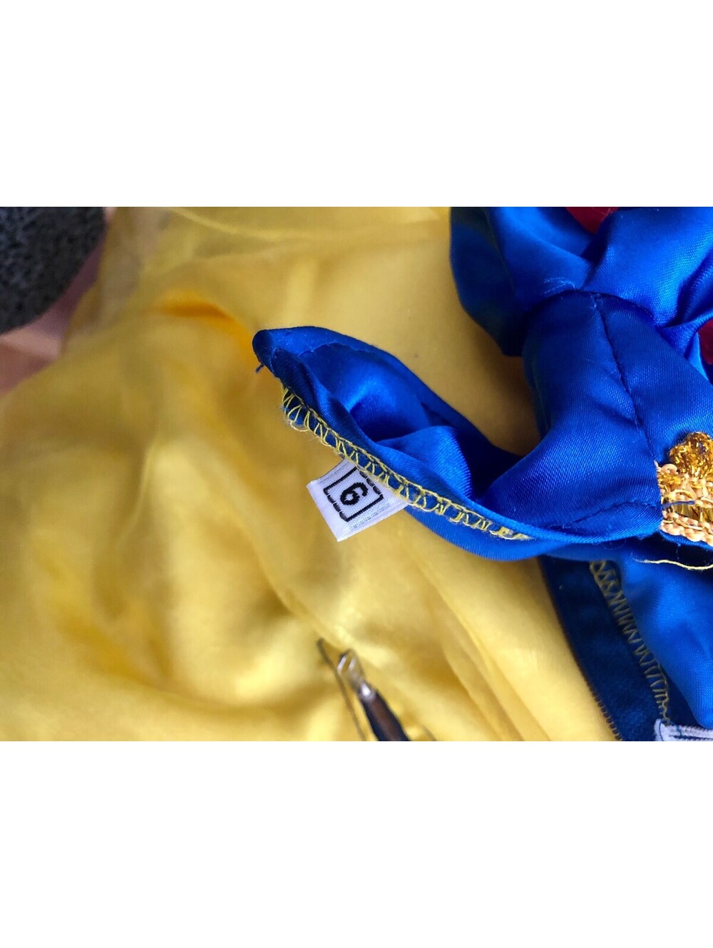 Snow White Costume Unbranded Disney Princess Size 6 years old Yellow Blue Dress - Picture 6 of 9
